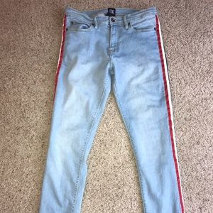 Urban Outfitters Skinny Flex Jeans w/stripe